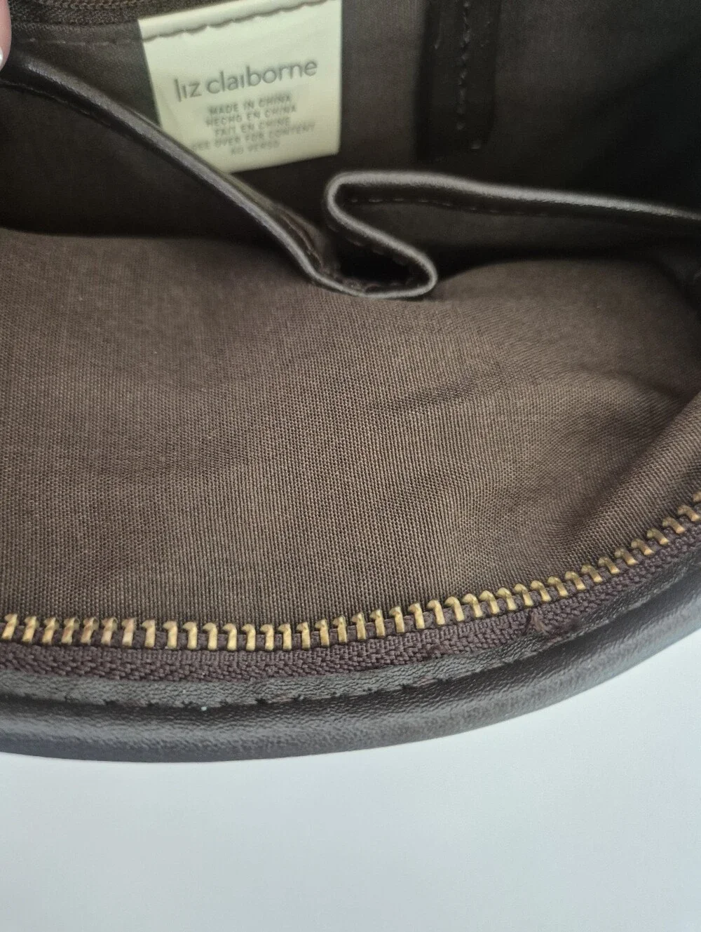 Classic Monogram Shoulder Bag in Beige and Black